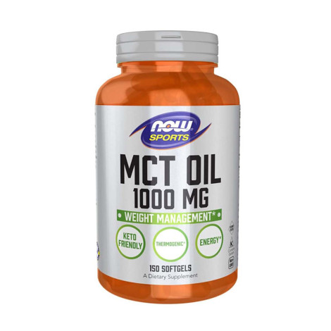 Now Foods MCT Oil 1000 mg – 150 Softgels