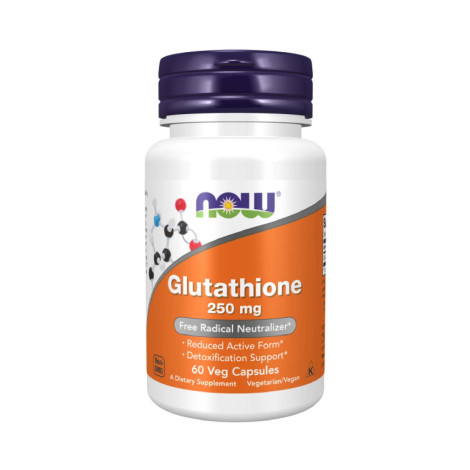 NOW Glutathione 250 mg 60 Capsules (USA)