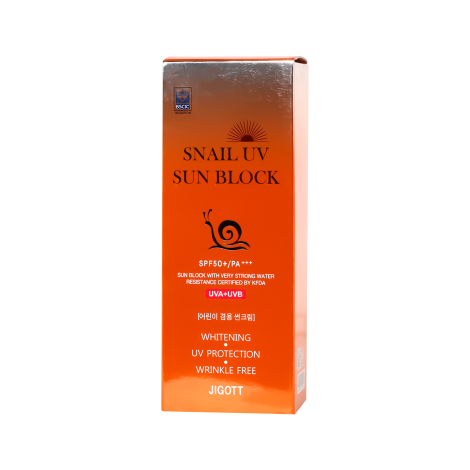 Jigott Snail UV Sun Block  SPF 50+PA+++ 70ml