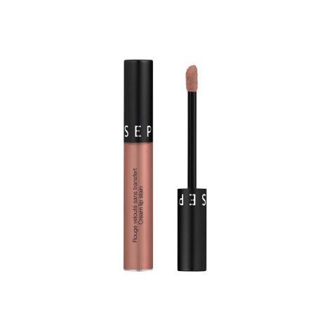 Sephora Cream Lip Stain Matte Liquid Lipstick - 02 Classic Beige