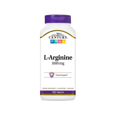 21st Century L-Arginine 1000 mg – 100 Tablets