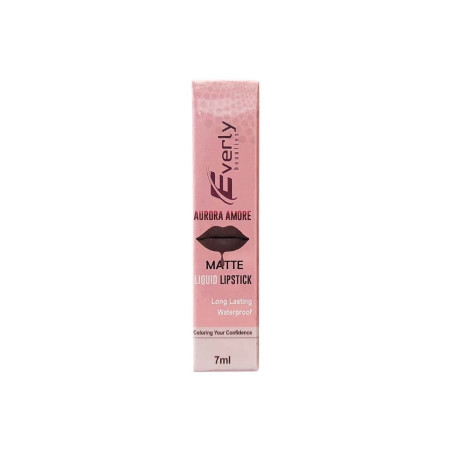 Everly Beauties Aurora Matte Liquid Lipstick - Mocha Brown