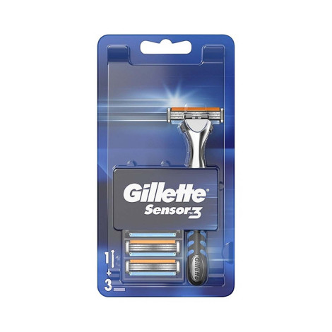 Gillette Sensor 3 Razors Razors 1pcs + Blades 6pcs