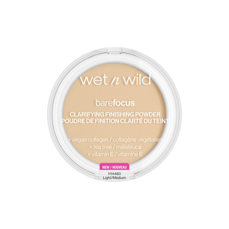 Wet N Wild - Bare Focus Matte Finishing Powder - Light/Medium