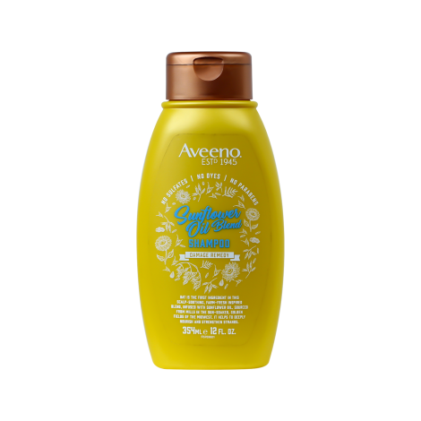 Aveeno Sunflower Oil Blend Damage Remedy Shampoo 354ml