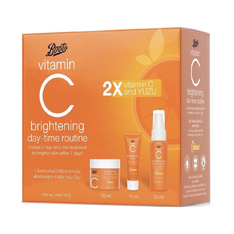 Boots Vitamin C Brightening Day Time Routine 3pcs Set