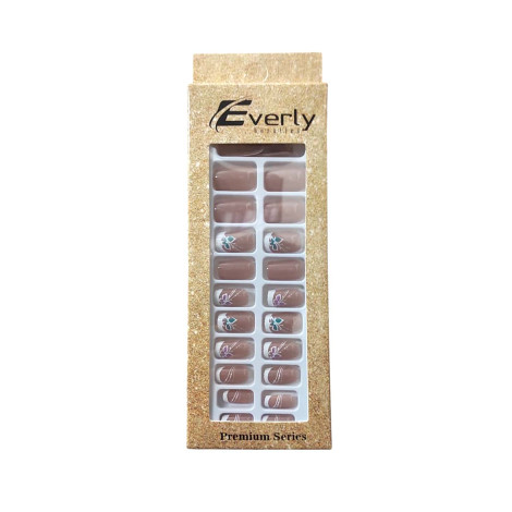 Everly Natural Fake Nails 24pcs - H206