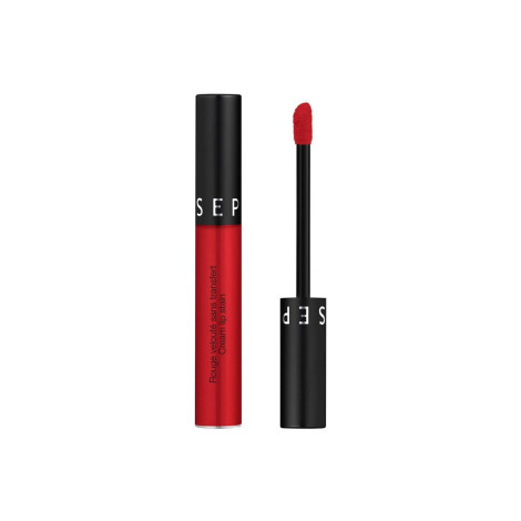 Sephora Cream Lip Stain Matte Liquid Lipstick - 01 Classic Red