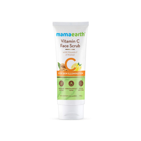 Mamaearth Vitamin C Face Scrub For Skin Illumination 100g