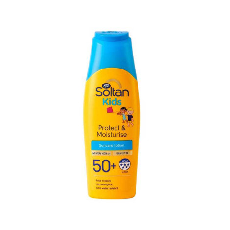 Boots Soltan Kids Protect & Moisture Suncare Lotion SPF50+ 200ml