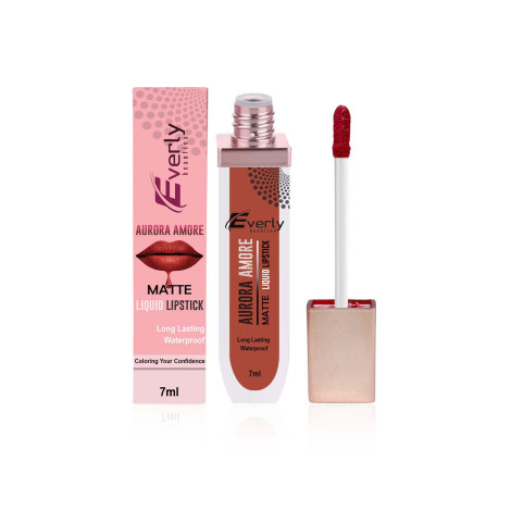 Everly Beauties Aurora Matte Liquid Lipstick - Red Carpet