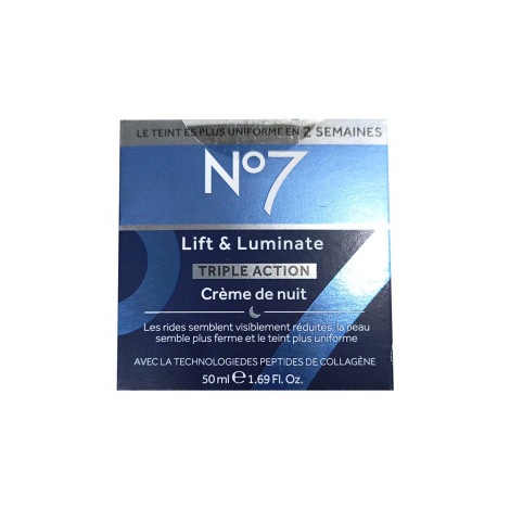 No7 LIft & Luminate Triple Action Night Cream 50ml