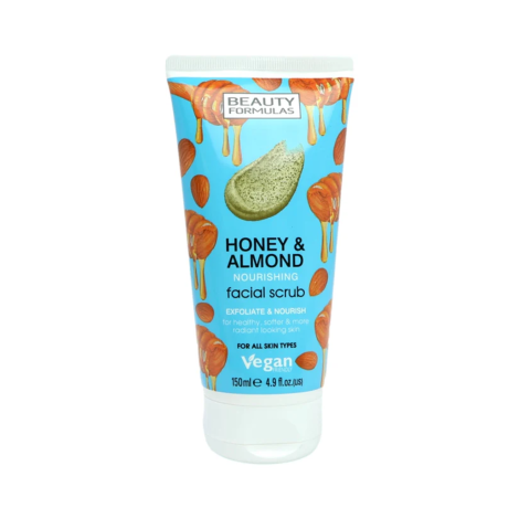 Beauty Formulas Honey & Almond Nourishing Facial Scrub 150ml