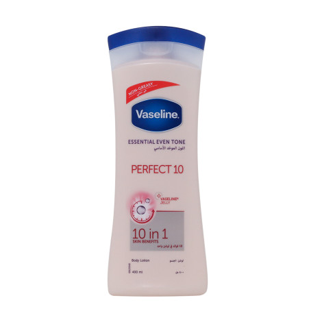 Vaseline Essential Even Tone Perfect 10 Body Lotion 400ml