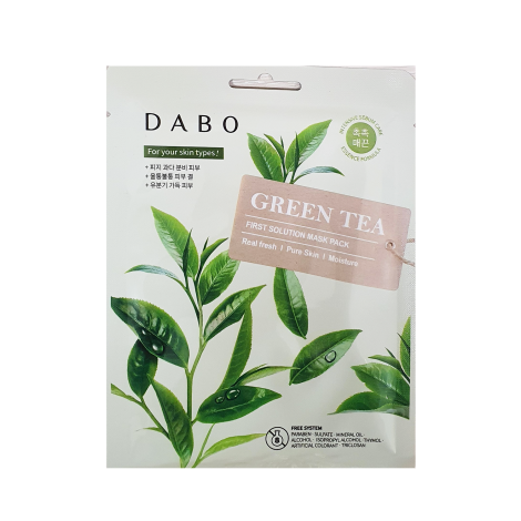 Dabo First Solution Green Tea Mask Pack 23g