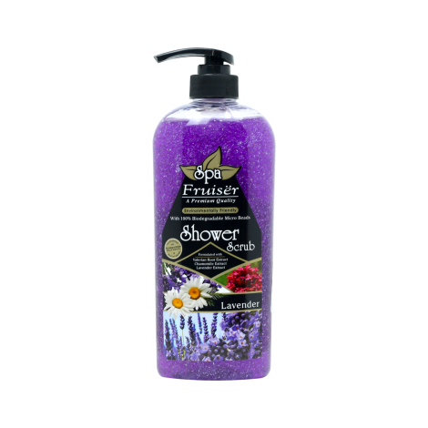 Fruiser Spa Lavender Shower Scrub 730ml