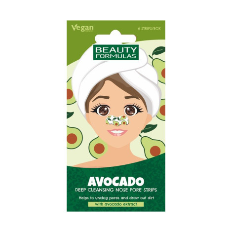 Beauty Formulas Avocado Deep Cleansing Nose Pore Strips