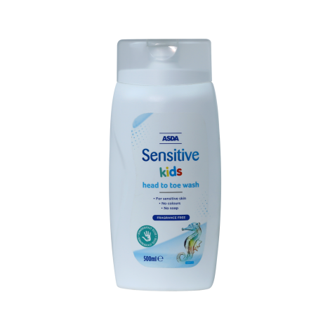 ASDA Sensitive Kids Head To Toe Wash 500ml