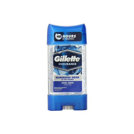 Gillette Endurance Cool Wave Antiperspirant Clear Gel 107g