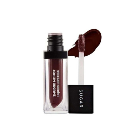 Sugar Cosmetics New Smudge Me Not Liquid Lipstick - 21 Aubergine Queen