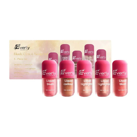 Everly Blush. Glow & Sculpt Kit 5 - Piece Set