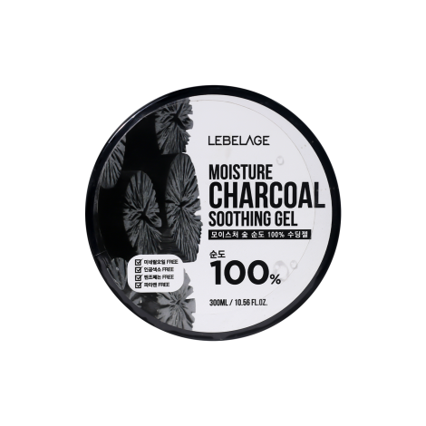 Lebelage Moisture 100% Charcoal Soothing Gel 300ml