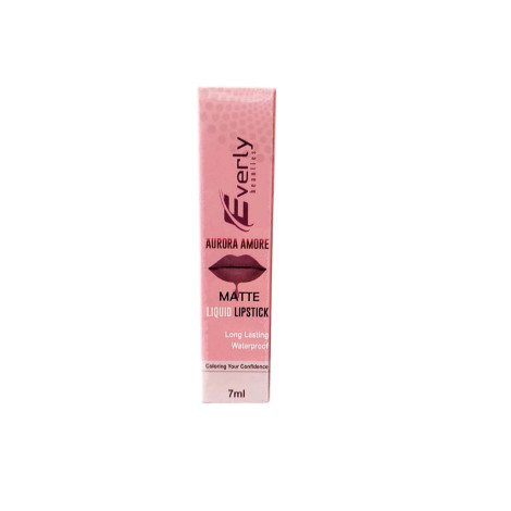 Everly Beauties Aurora Matte Liquid Lipstick - Nude Petal