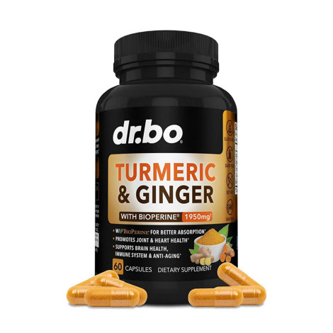Dr.bo Turmeric & Ginger – 60 Capsules