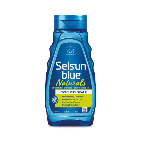 Selsun Blue Naturals Itchy Dry Scalp Anti Dandruff Shampoo 325ml