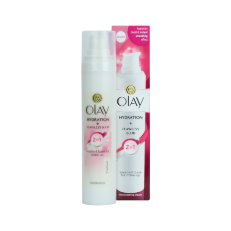 Olay 2in1 Hydration Plus Flawless Blur Moisturising Cream 50ml
