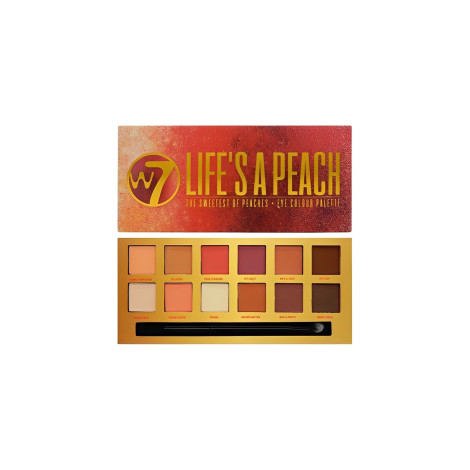 W7 Lifes A Peach 12pc Eye Colour Palatte 9.6g