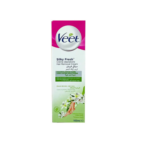 Veet Silky Fresh Hair Removal Cream  For Body & Skin 100ml