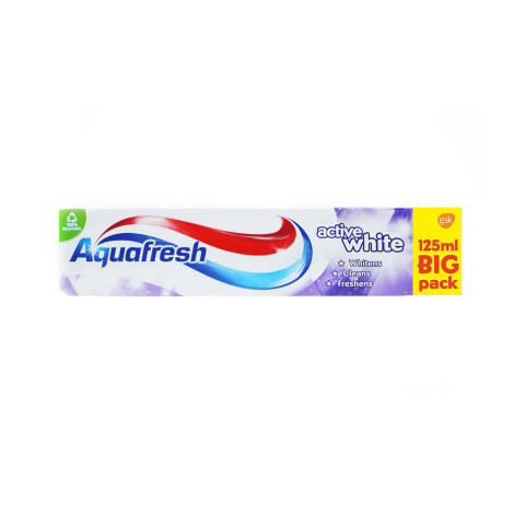 Aquafresh Active White 3in1 Protection Toothpaste 125ml