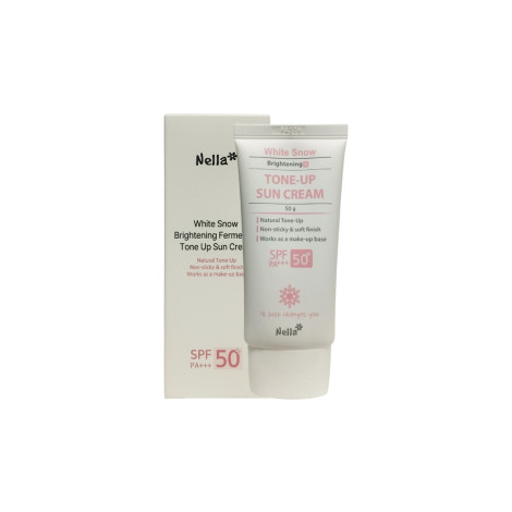 Nella White Snow Brightening Fermented Tone UP Sun Cream SPF50+ PA+++ 50g