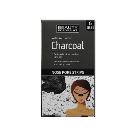 Beauty Formulas Charcoal nose pore strips 6s