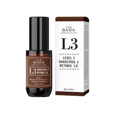 Cos De BAHA Level 3 Bakuchiol-2 Retinol-1.0 Serum (L3) 30ml