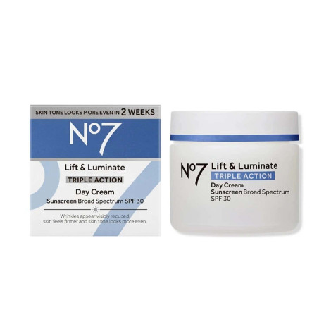 No7 Lift & Limunate Triple Action Day Cream with SPF30 50ml
