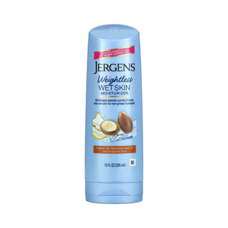 Jergens Weightless Wet Skin Moisturizer Argan Oil 295ml