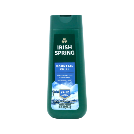 Irish Spring Mountain Chill Moisturizing Face & Body Wash 591ml
