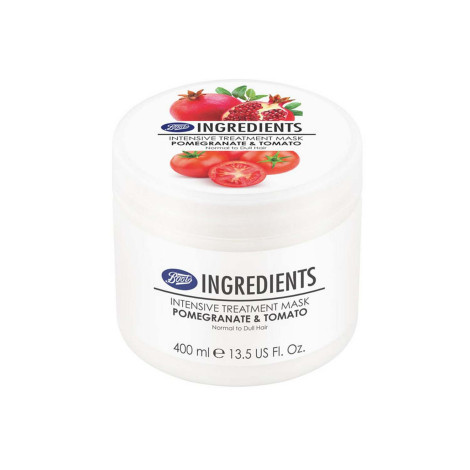 Boots Ingredients Pomegranate & Tomato Intensive Treatment Mask 400ml