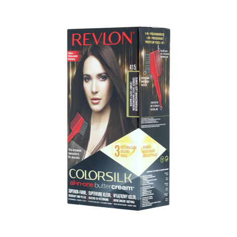 Revlon Colorsilk Buttercream Lasting Color - 415 Dark Soft Mahogany Brown