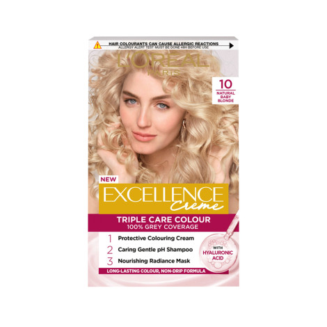 L'Oreal Excellence Creme Triple Care Colour - 10 Natural Baby Blonde