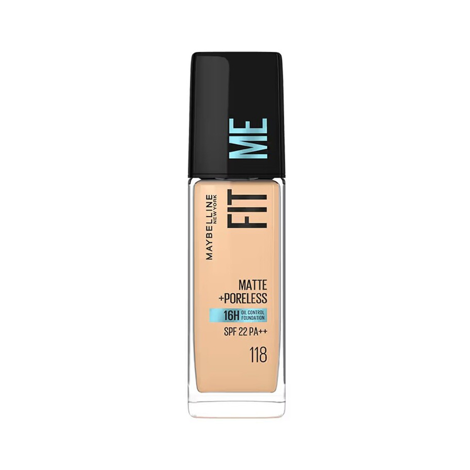 Maybelline Fit Me Matte Poreless 16H Oil Control Foundation - 118