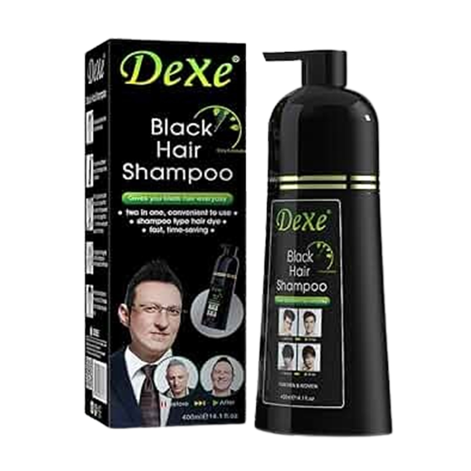 Dexe Black Hair Shampoo 400ml