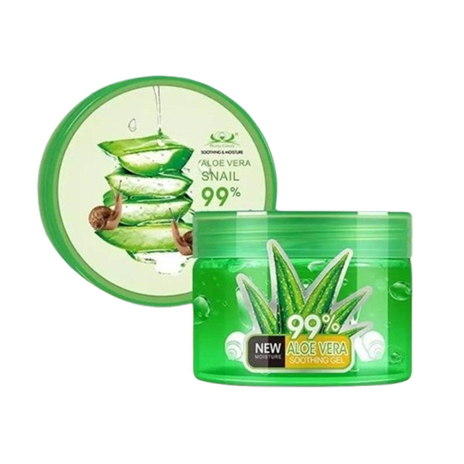 Pretty Cowry Soothing & Moisture Aloe Vera Snail 99% Moisturizing Gel