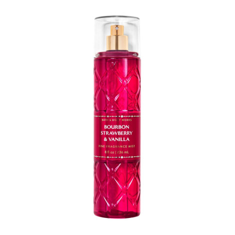 Bath Body Works Bourbon Strawberry Vanilla Fine Fragrance Mist