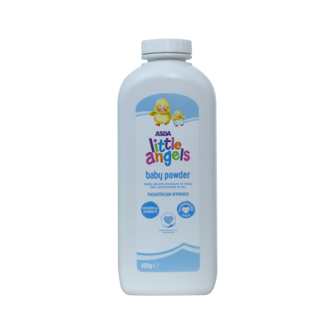 Asda Little Angels Baby Powder 400g in bd
