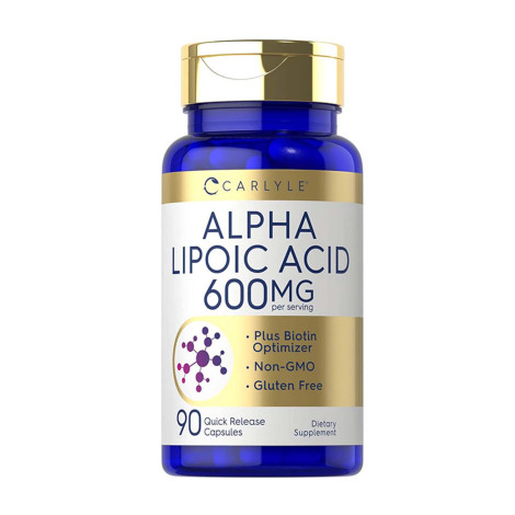 Carlyle Alpha Lipoic Acid 600mg – 90 Capsules in bd;